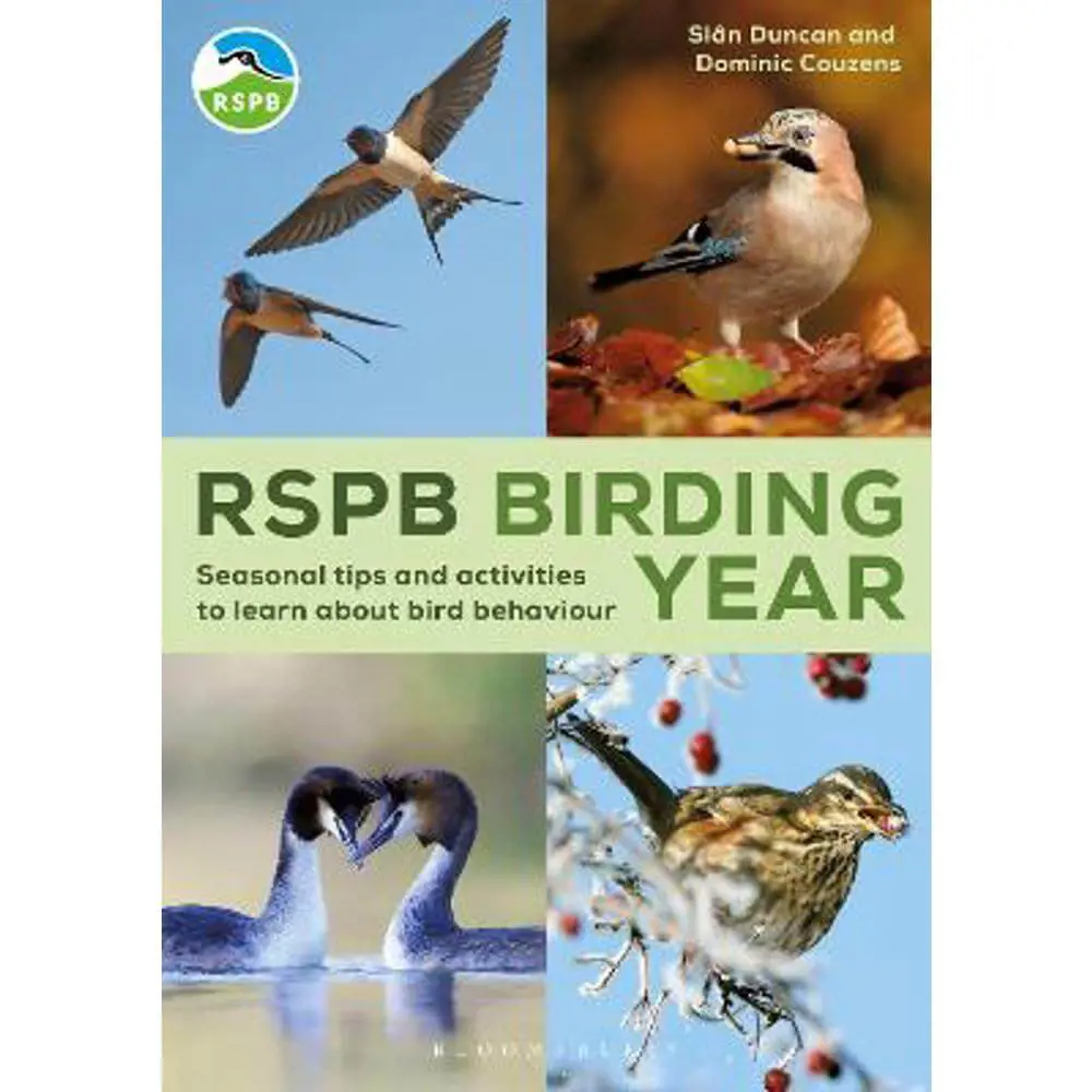 RSPB Birding Year: Seasonal tips and activities to learn about bird behaviour (Paperback) - Dominic Couzens